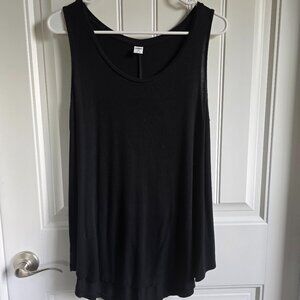 Old Navy Black Luxe Flowy Tank